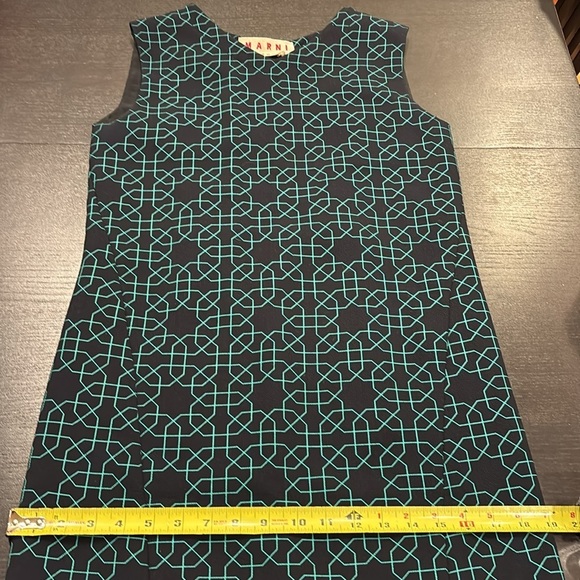 MARNI - vintage geometric dress 💯 virgin lambs wool and fully lined size 40/8 - Picture 8 of 11